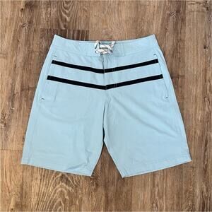 Gap Men's Board Shorts Light Blue Black Regular Size S Drawstring Pockets